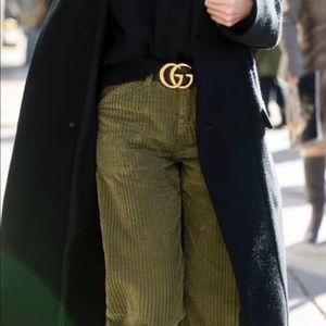 Corduroy khaki pants